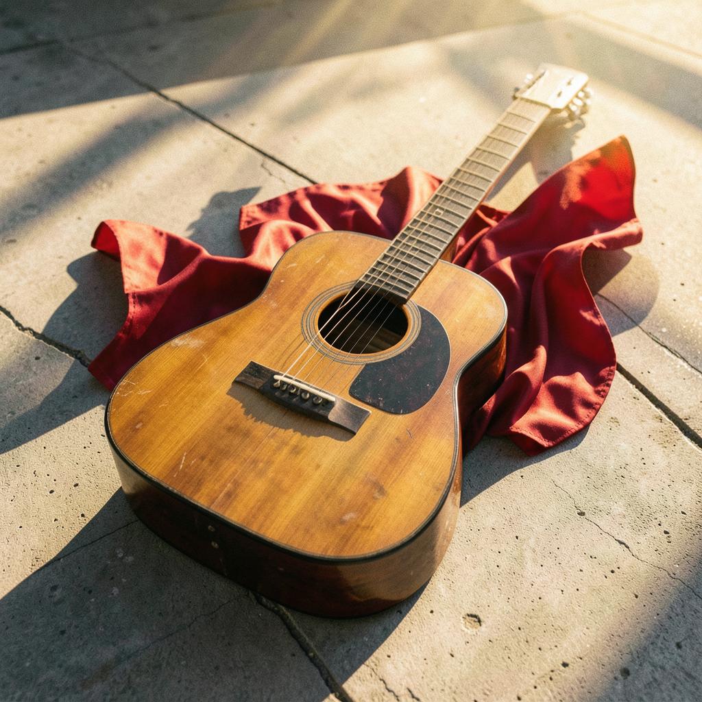 Guitarra No Pátio